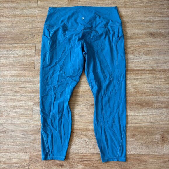 Lululemon Athletic Align HR Yoga Pants Pocket 25” Capture Blue Women’s Size 16 - Picture 2 of 11